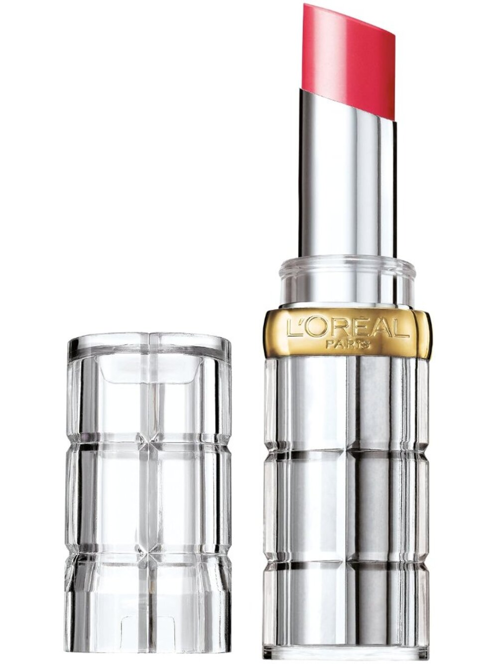 L'Oreal Paris Makeup Colour Riche Shine Lipstick, Lacquered Strawberry, 0.1 oz.